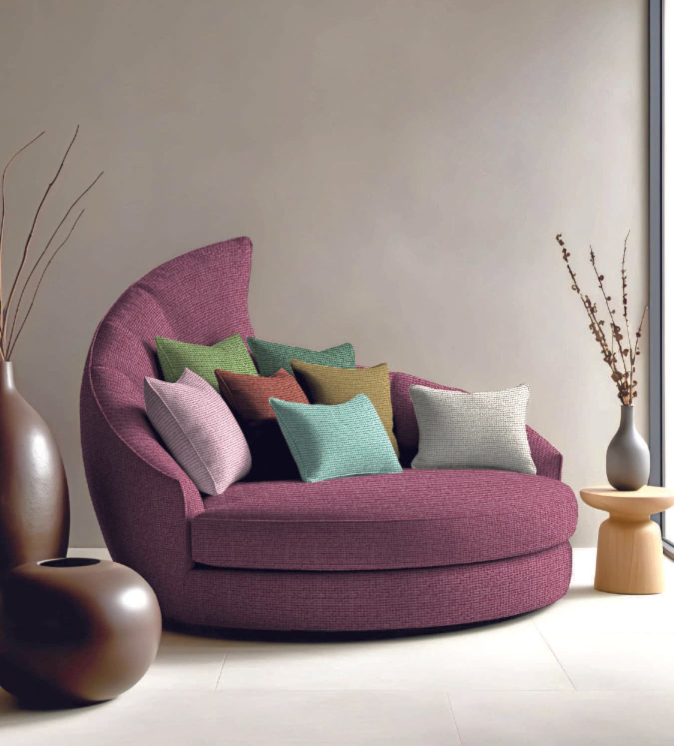 Alpine fabric material scene