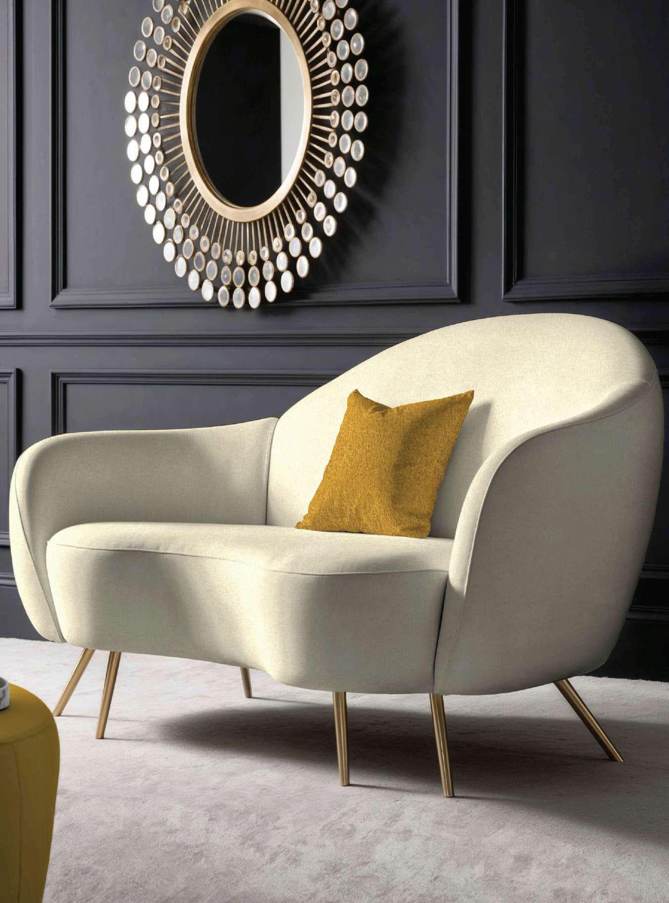 Pentos mirror chair fabric setting