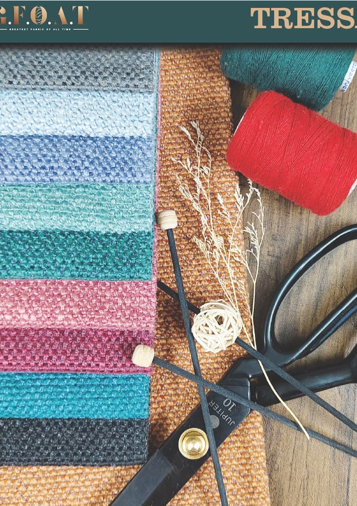 Tressa material mood fabric board