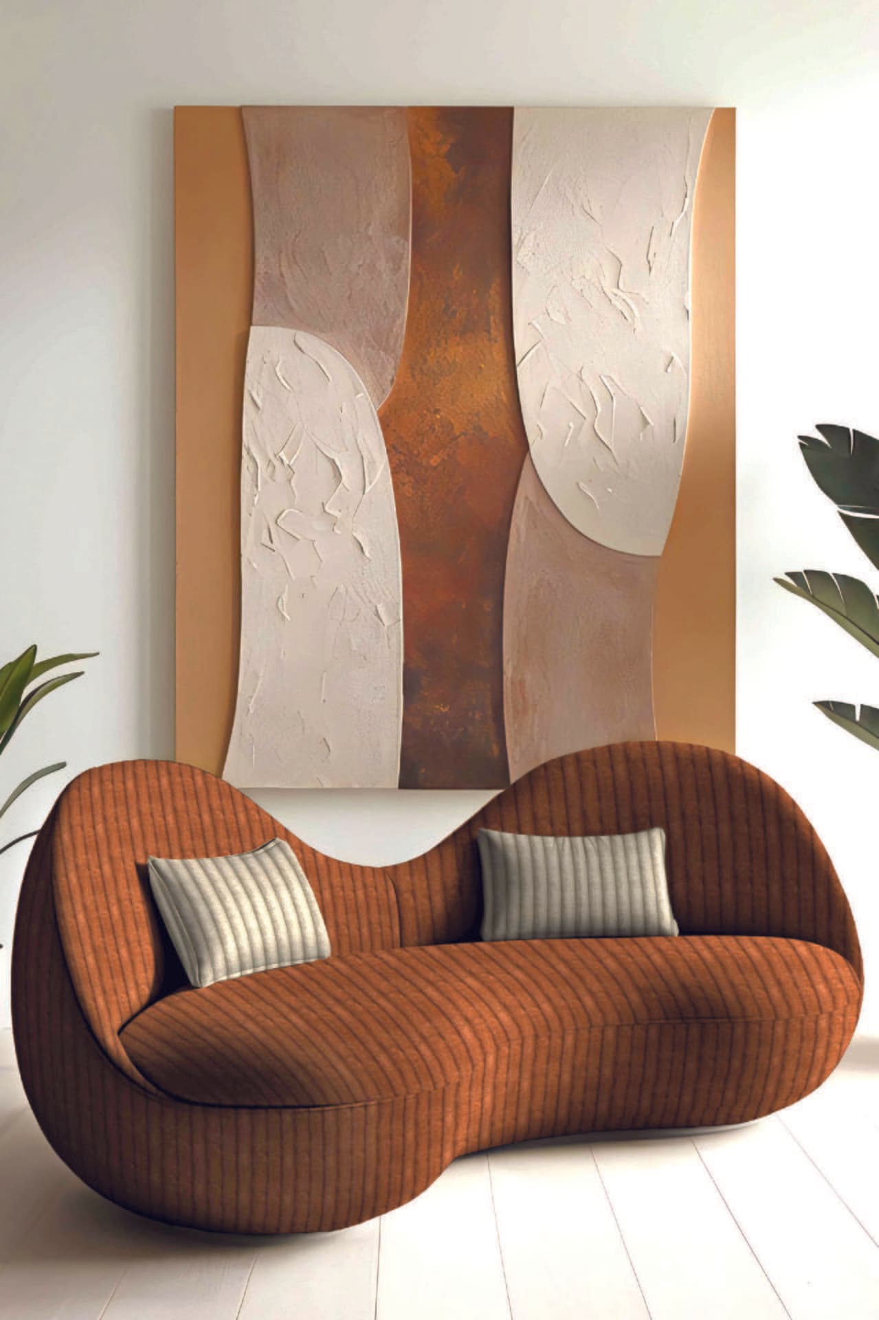 Usagi sculpture sofa image from the supplied catalogue