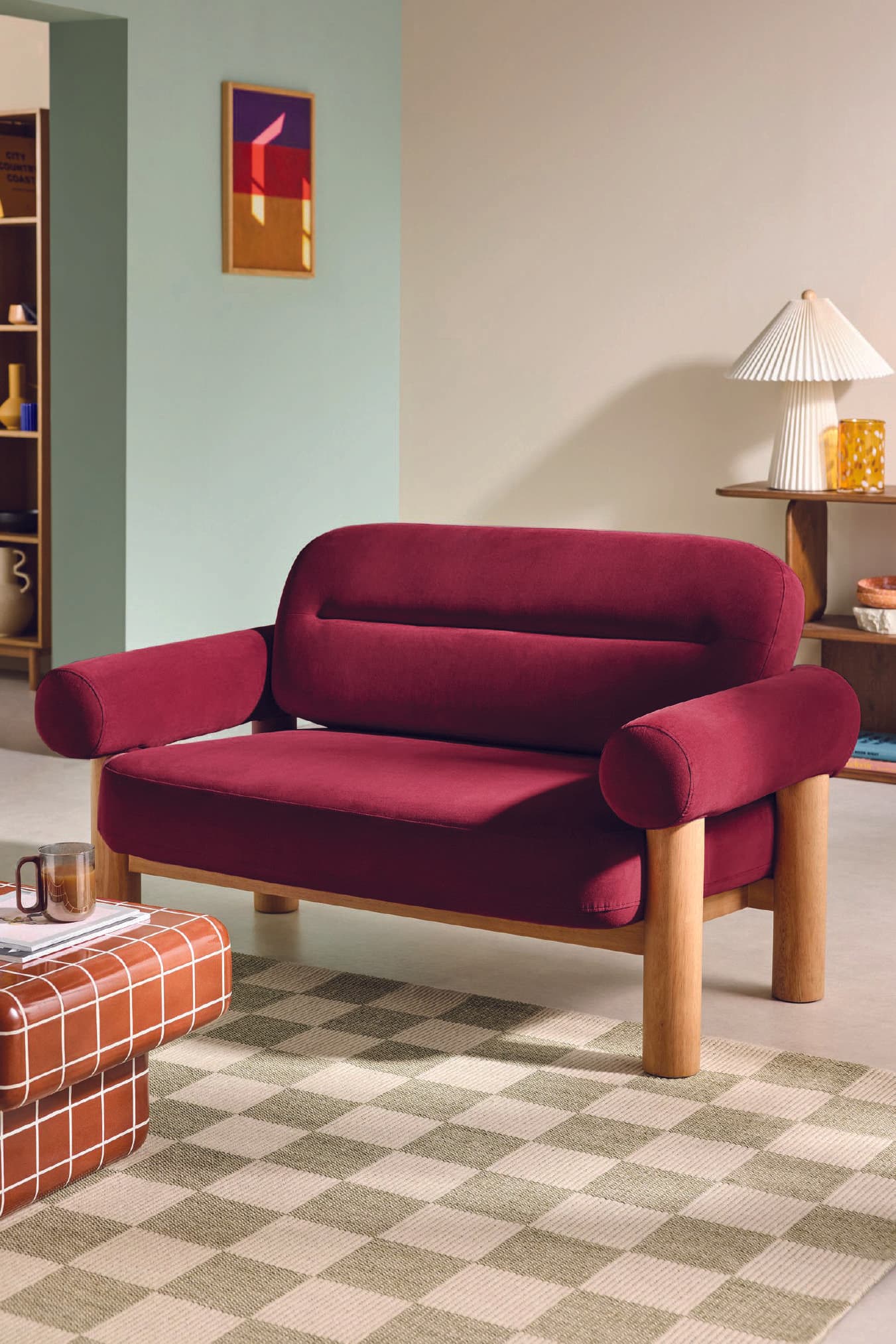 Veloura patterned lounge catalogue application