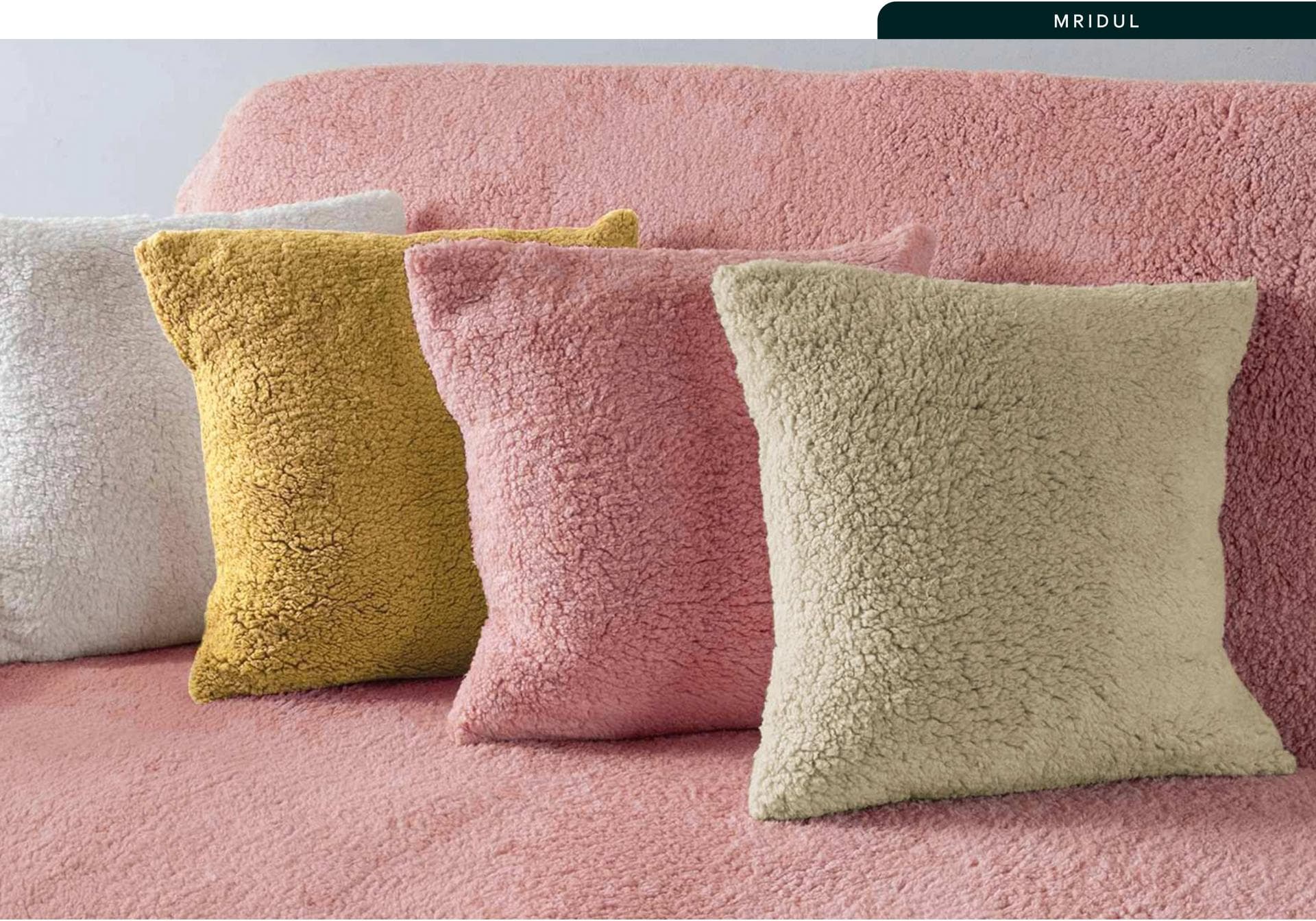 GFOAT furnished room setting with textured upholstery