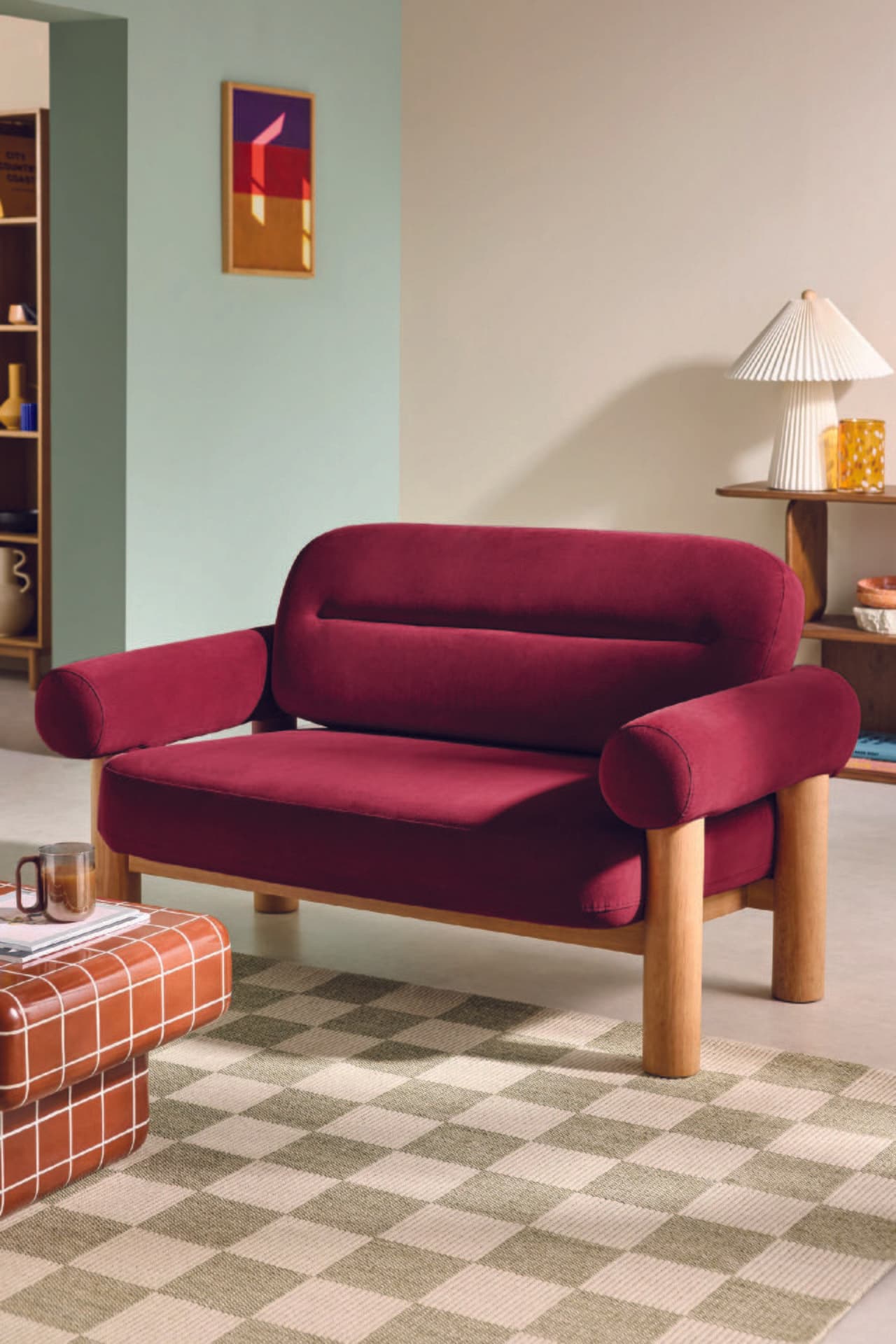 Veloura patterned lounge catalogue application