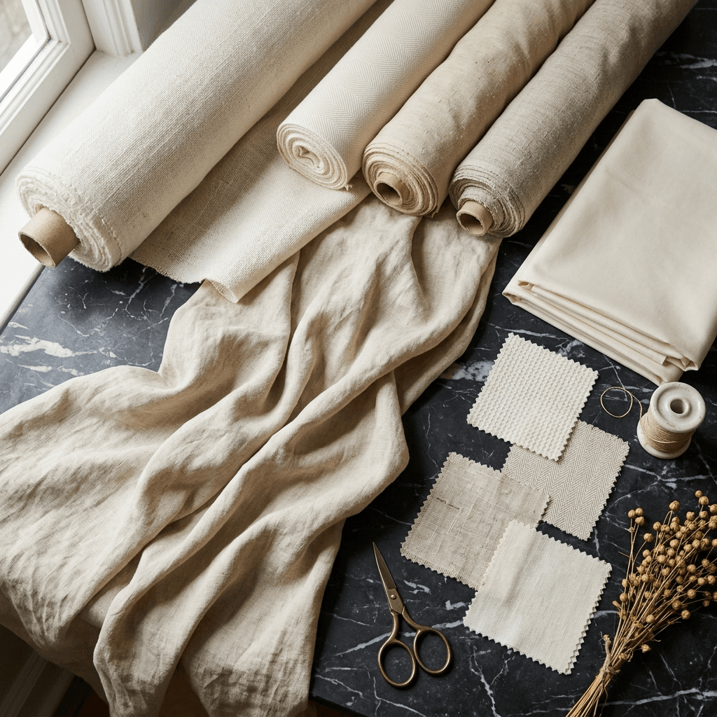 Cotton fabric texture