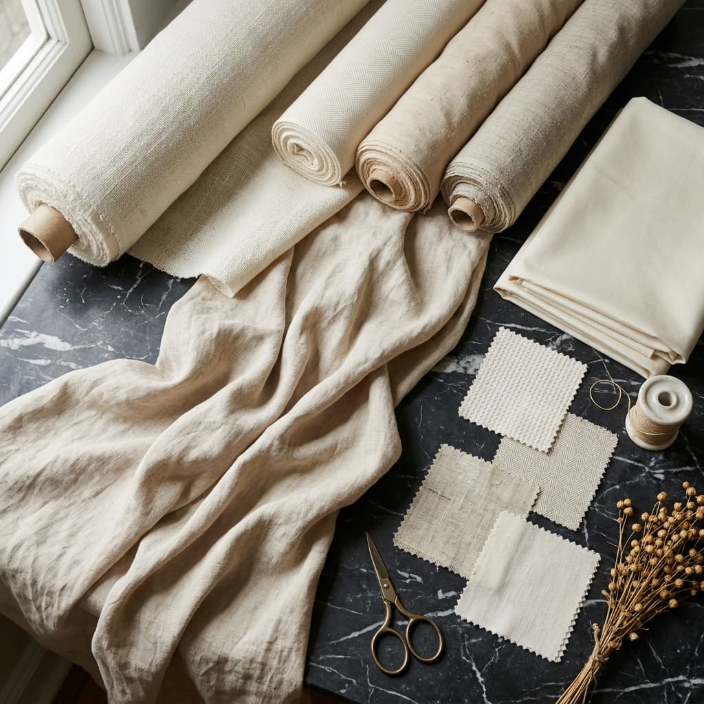 Cotton fabric texture