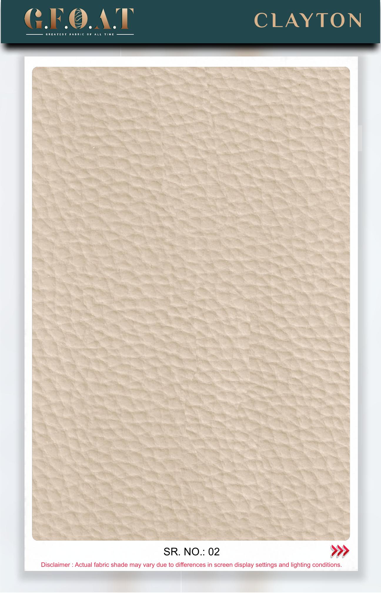 Clayton leatherette fabric board, serial 02