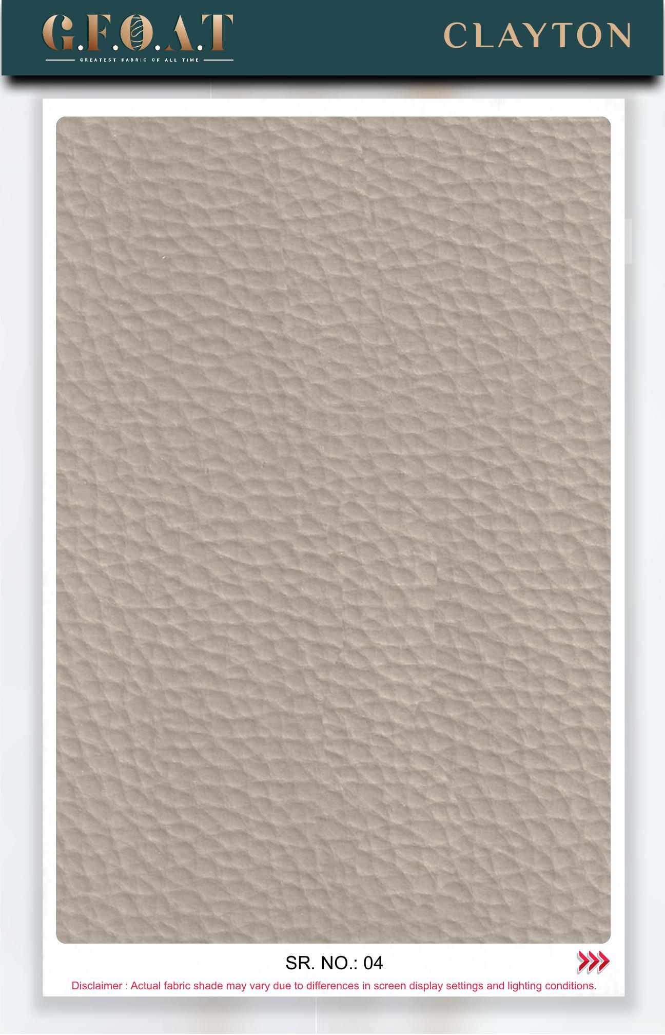 Clayton leatherette fabric board, serial 04