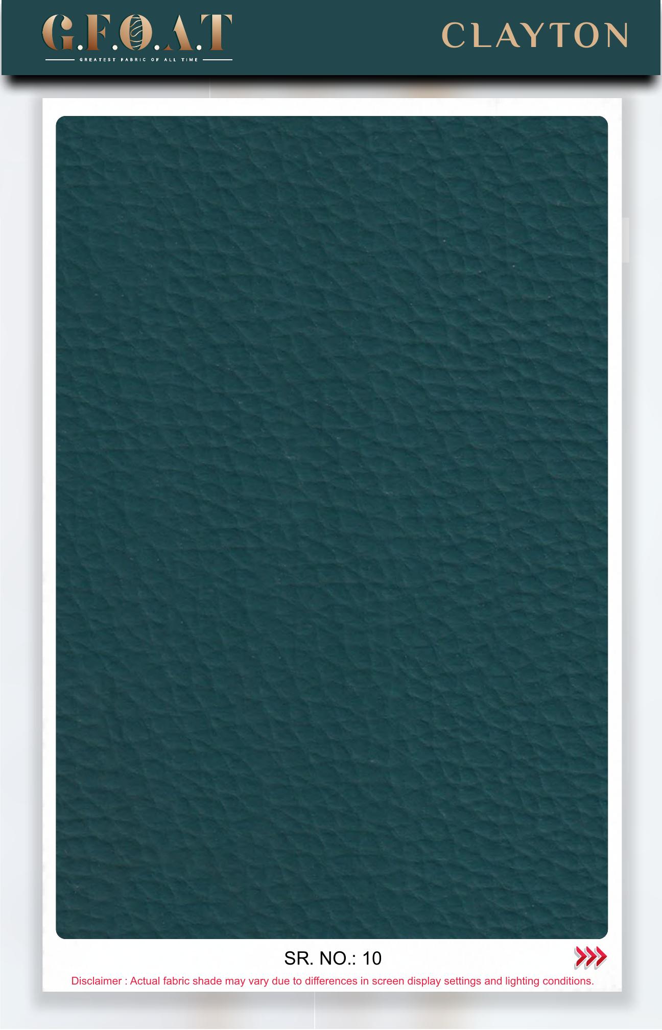 Clayton leatherette fabric board, serial 10