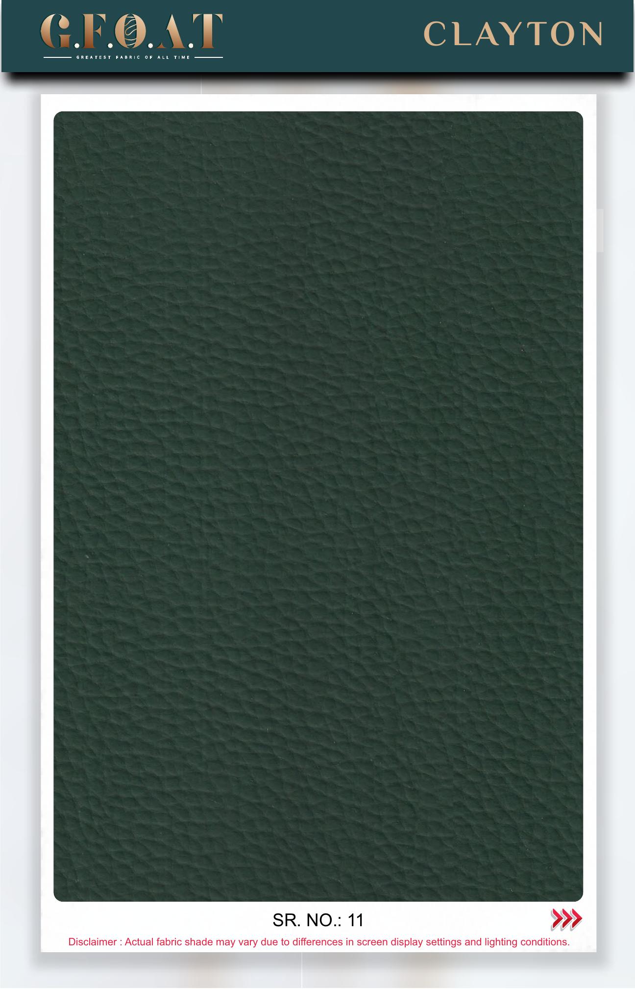 Clayton leatherette fabric board, serial 11