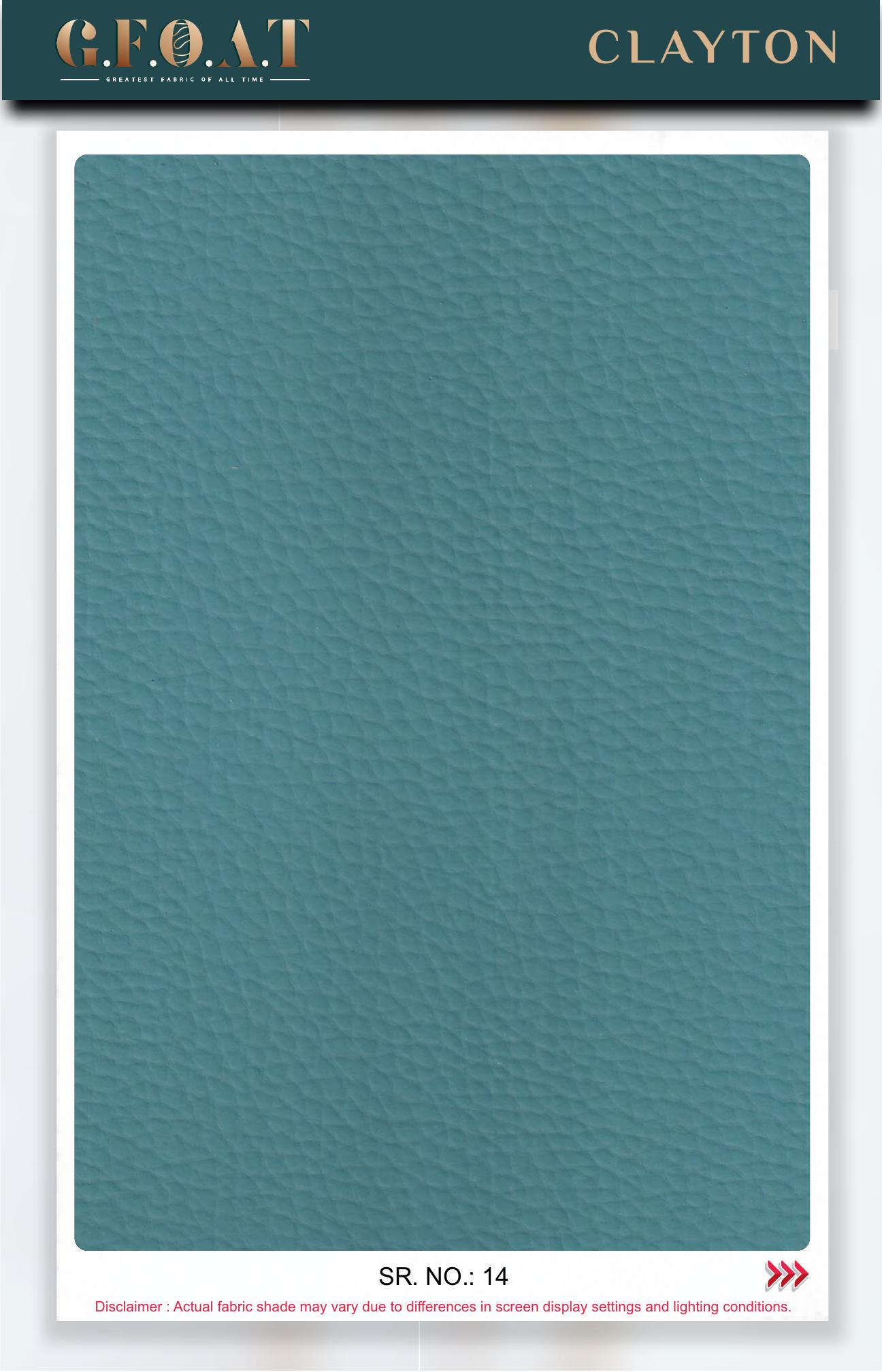 Clayton leatherette fabric board, serial 14