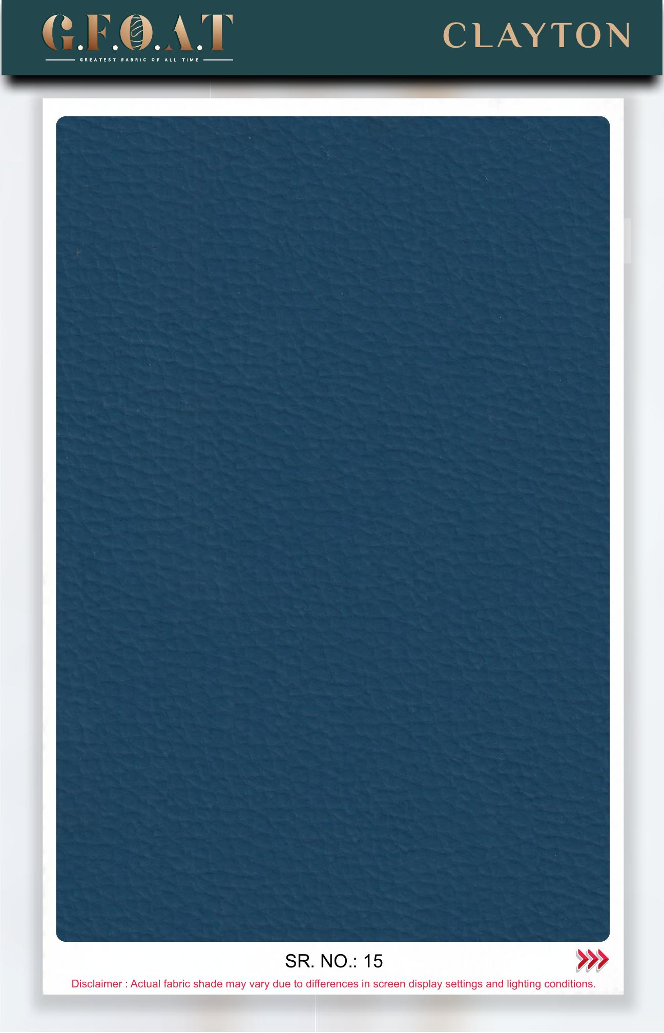 Clayton leatherette fabric board, serial 15