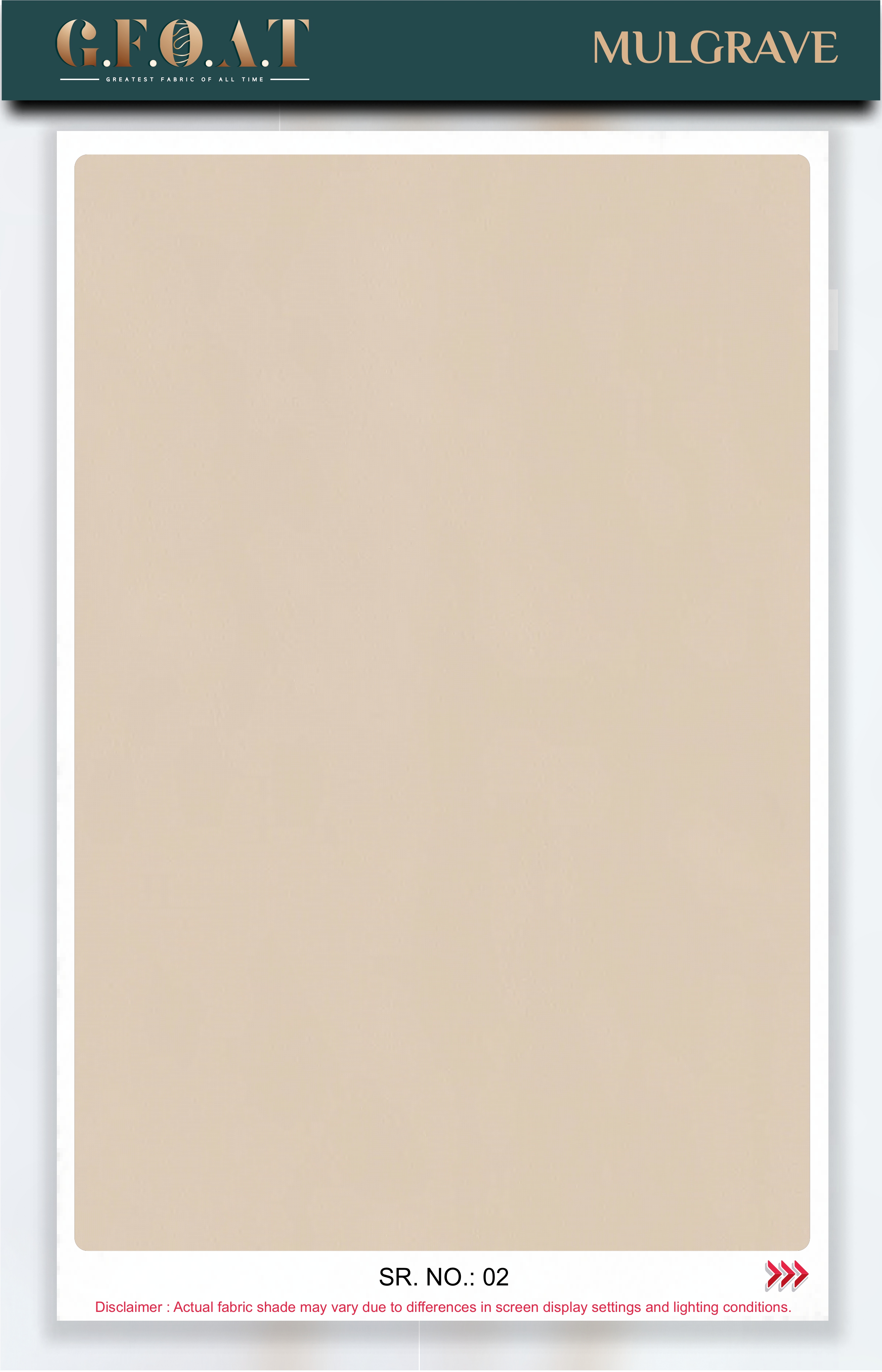 Mulgrave leatherette fabric board, serial 02