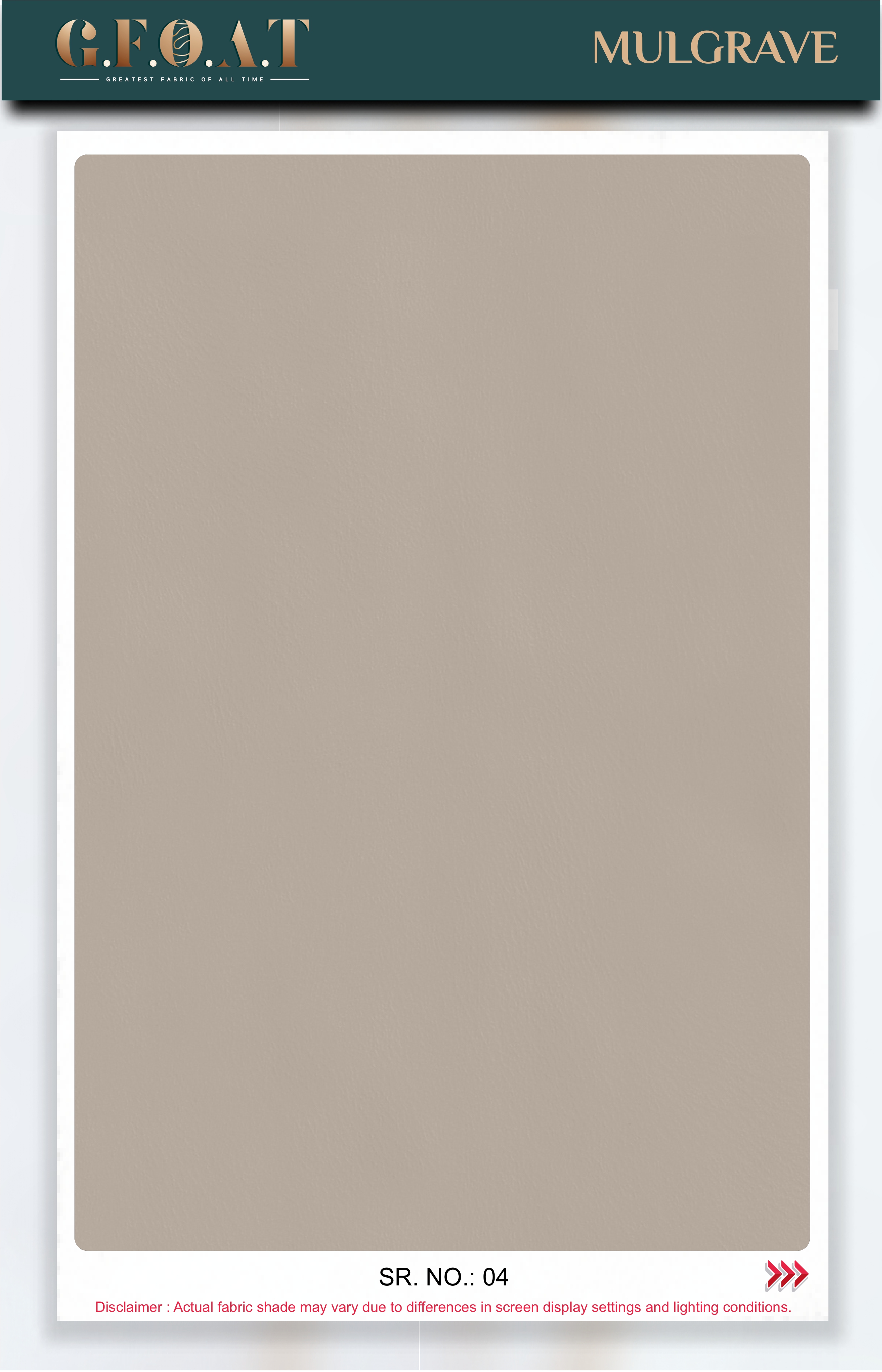 Mulgrave leatherette fabric board, serial 04