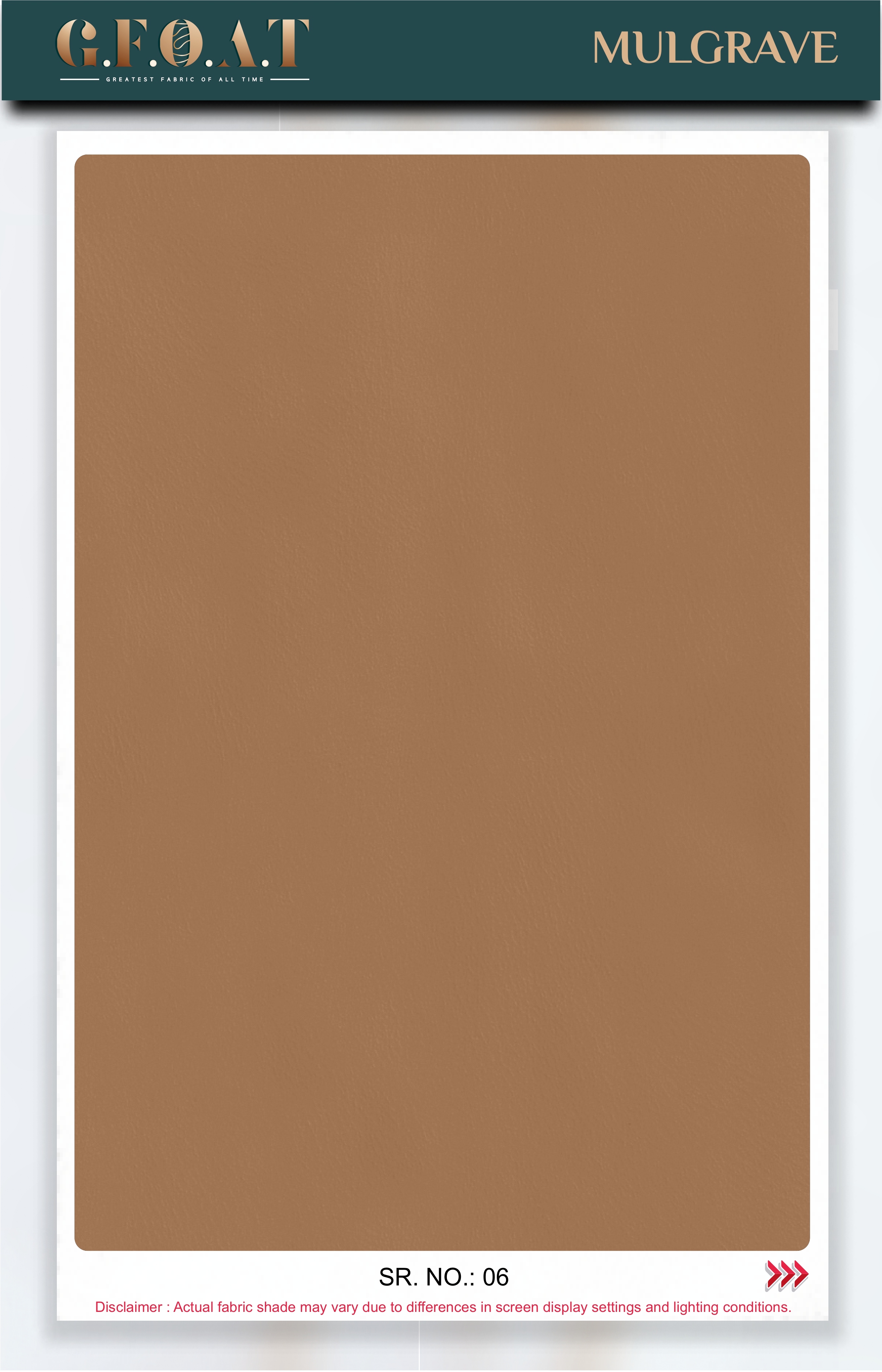 Mulgrave leatherette fabric board, serial 06