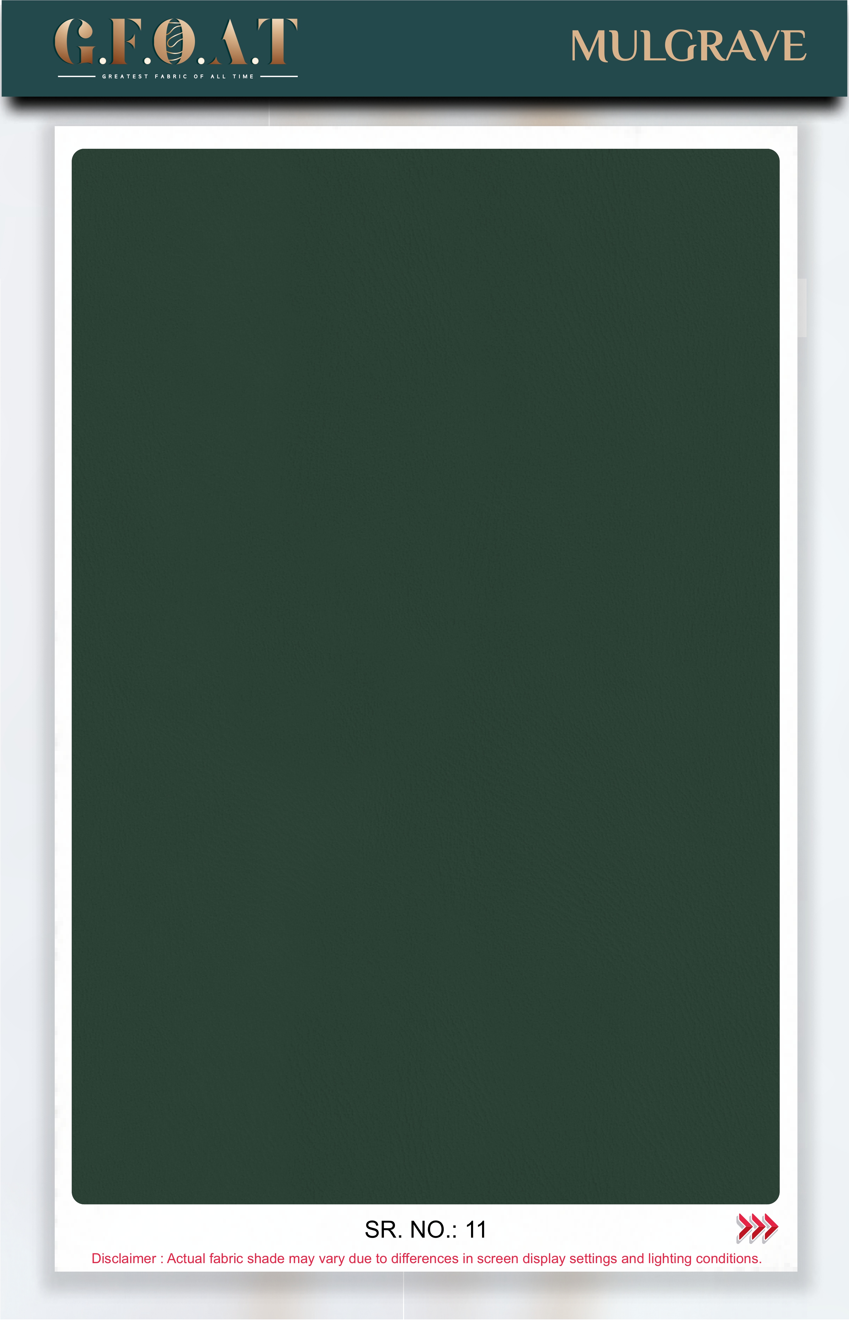 Mulgrave leatherette fabric board, serial 11