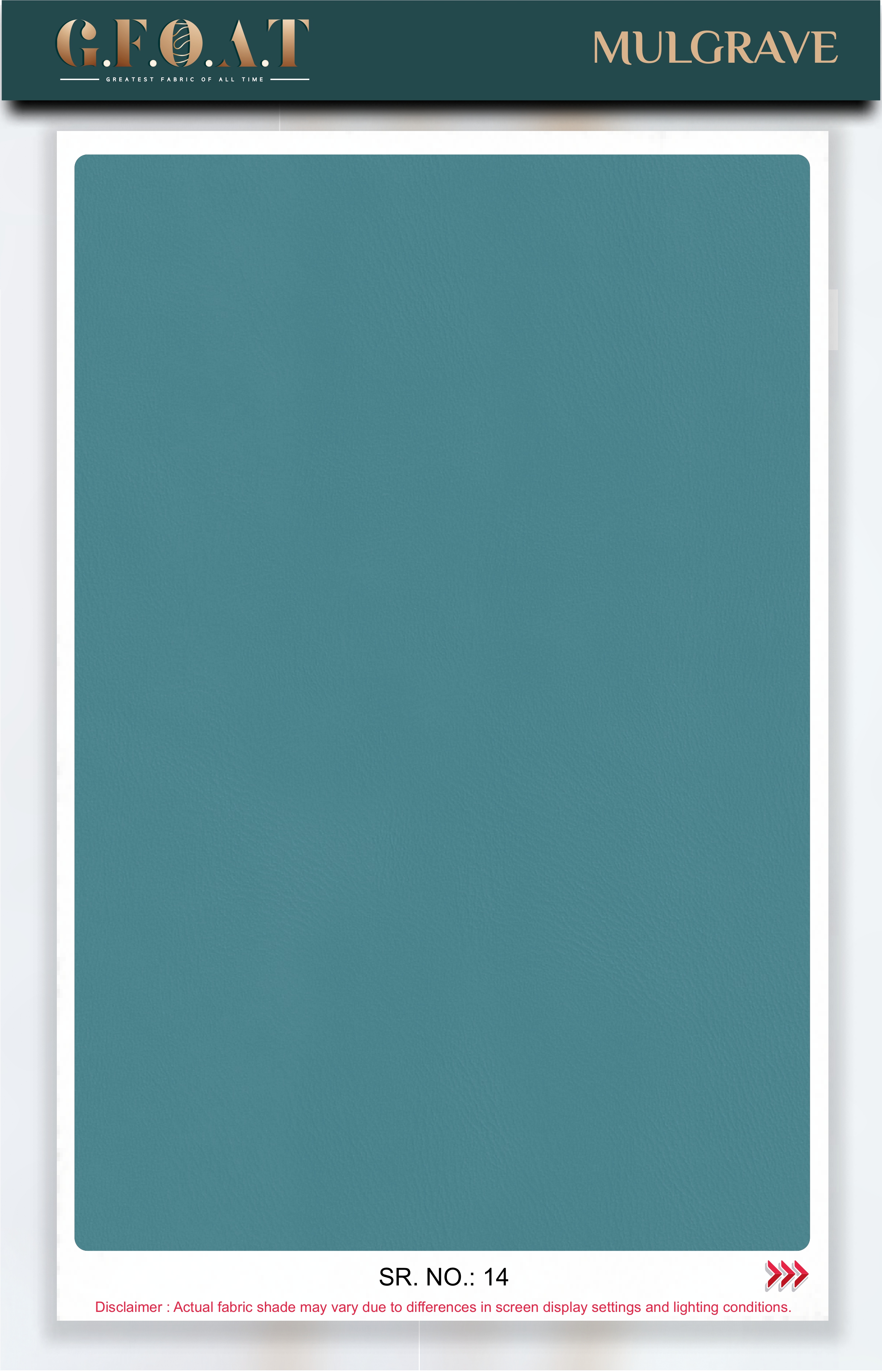 Mulgrave leatherette fabric board, serial 14
