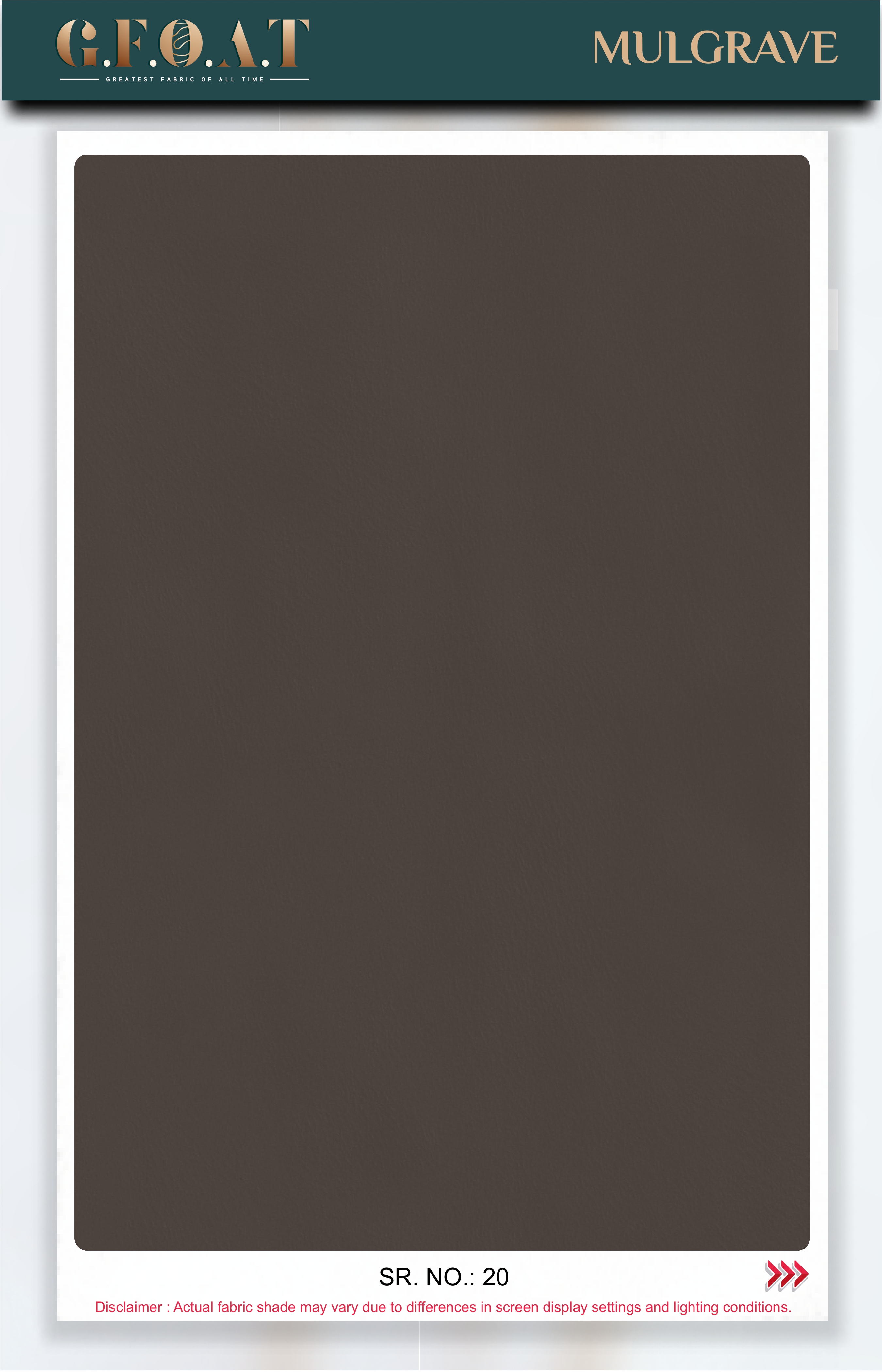 Mulgrave leatherette fabric board, serial 20