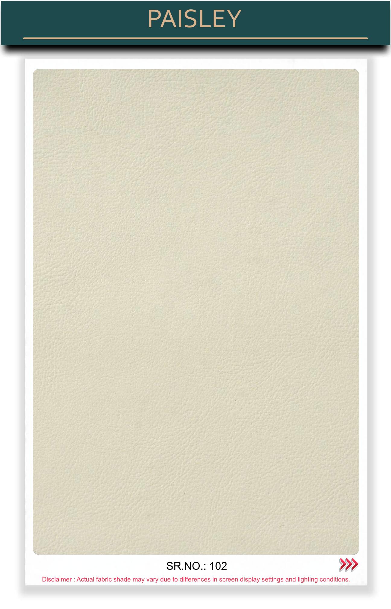 Paisley leather-touch fabric board, serial 102