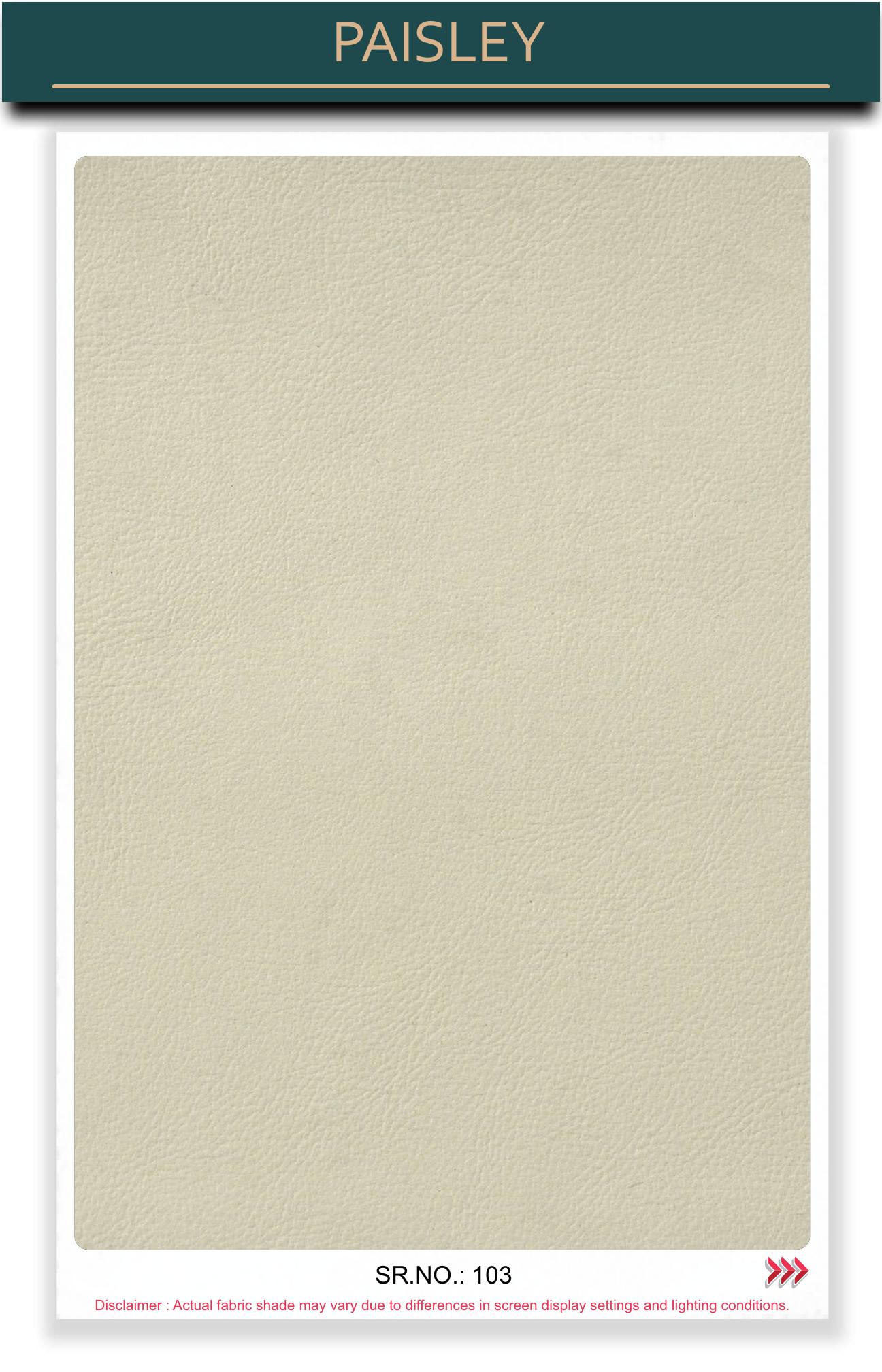 Paisley leather-touch fabric board, serial 103