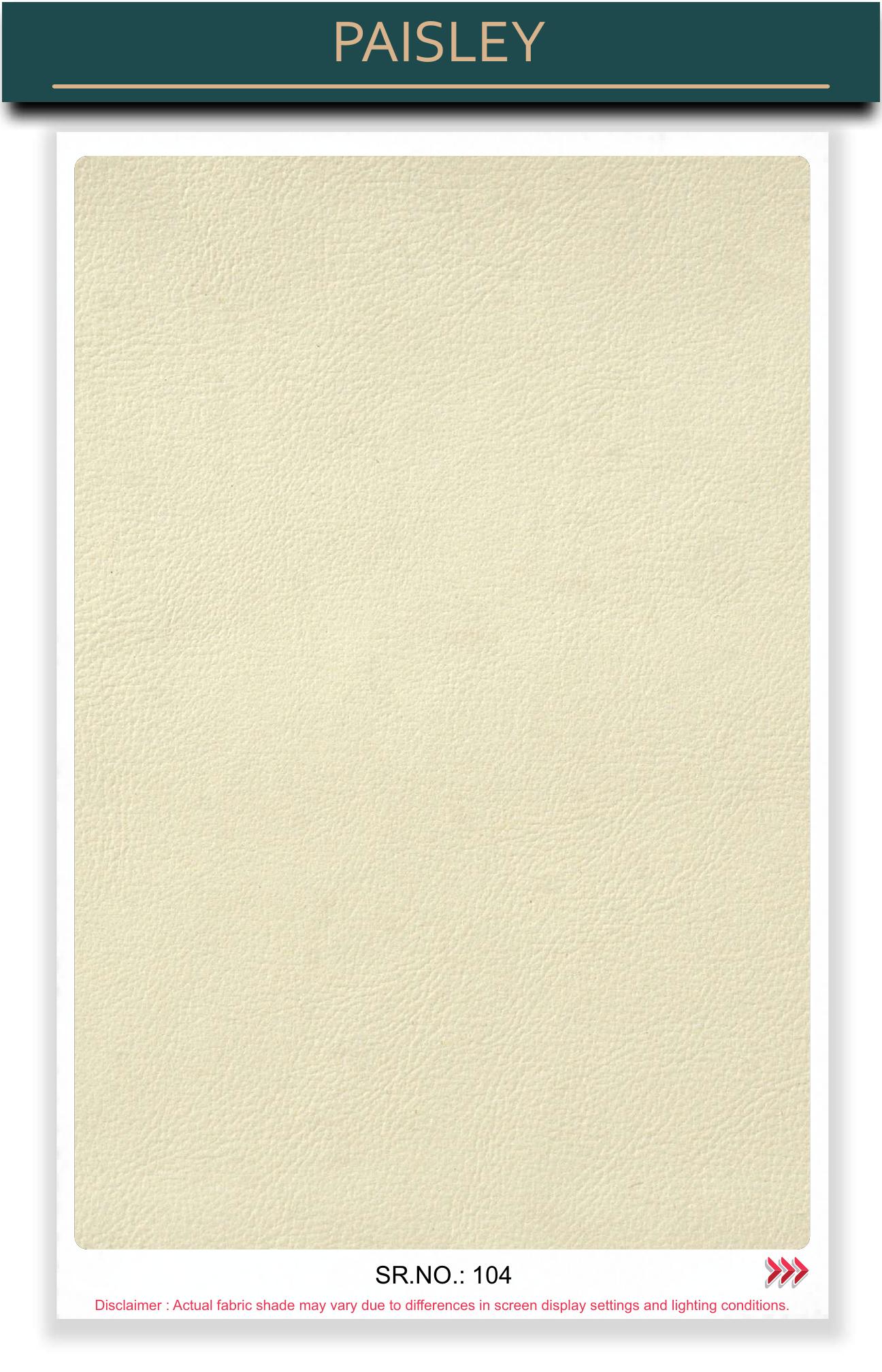 Paisley leather-touch fabric board, serial 104