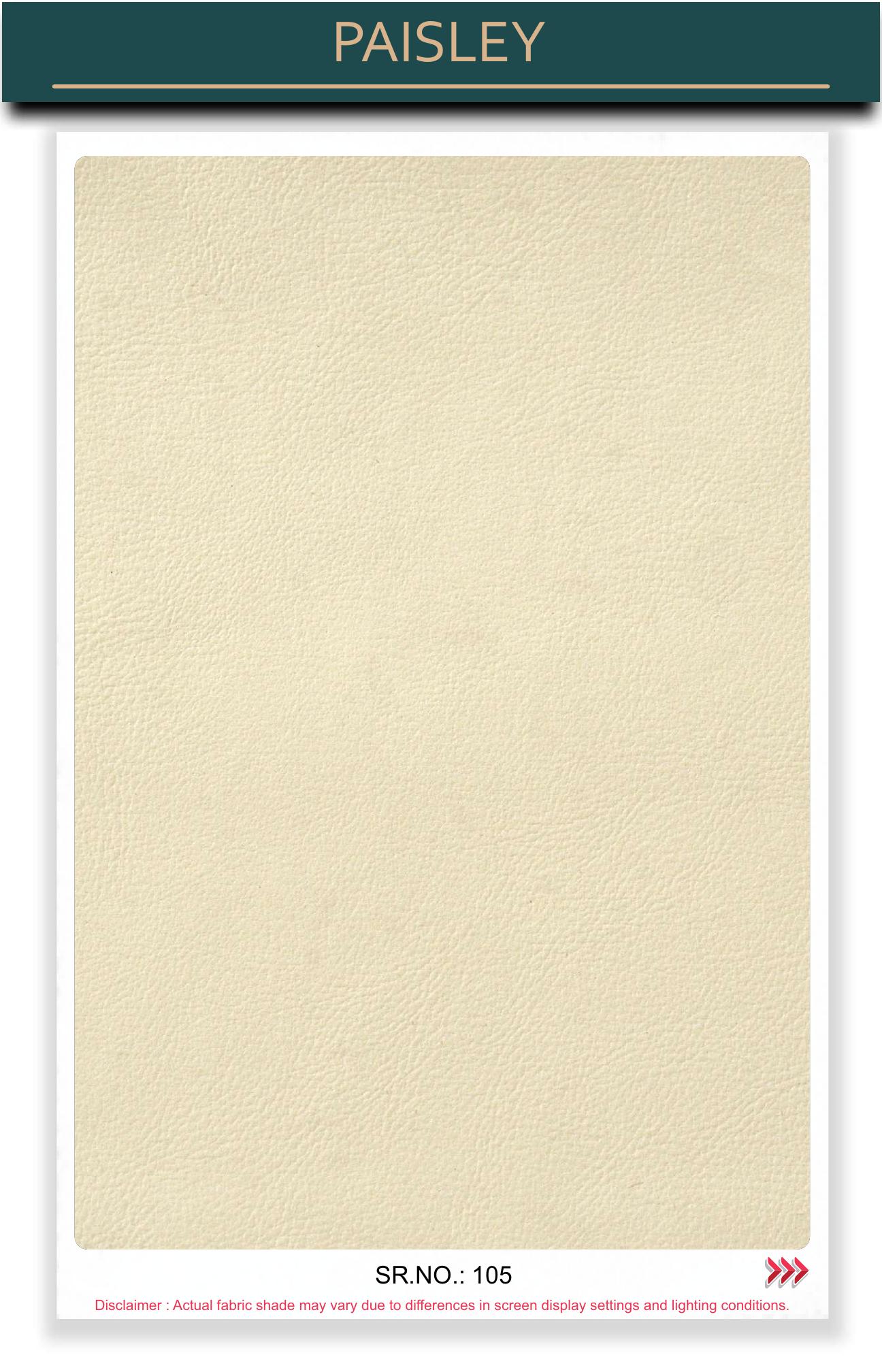 Paisley leather-touch fabric board, serial 105