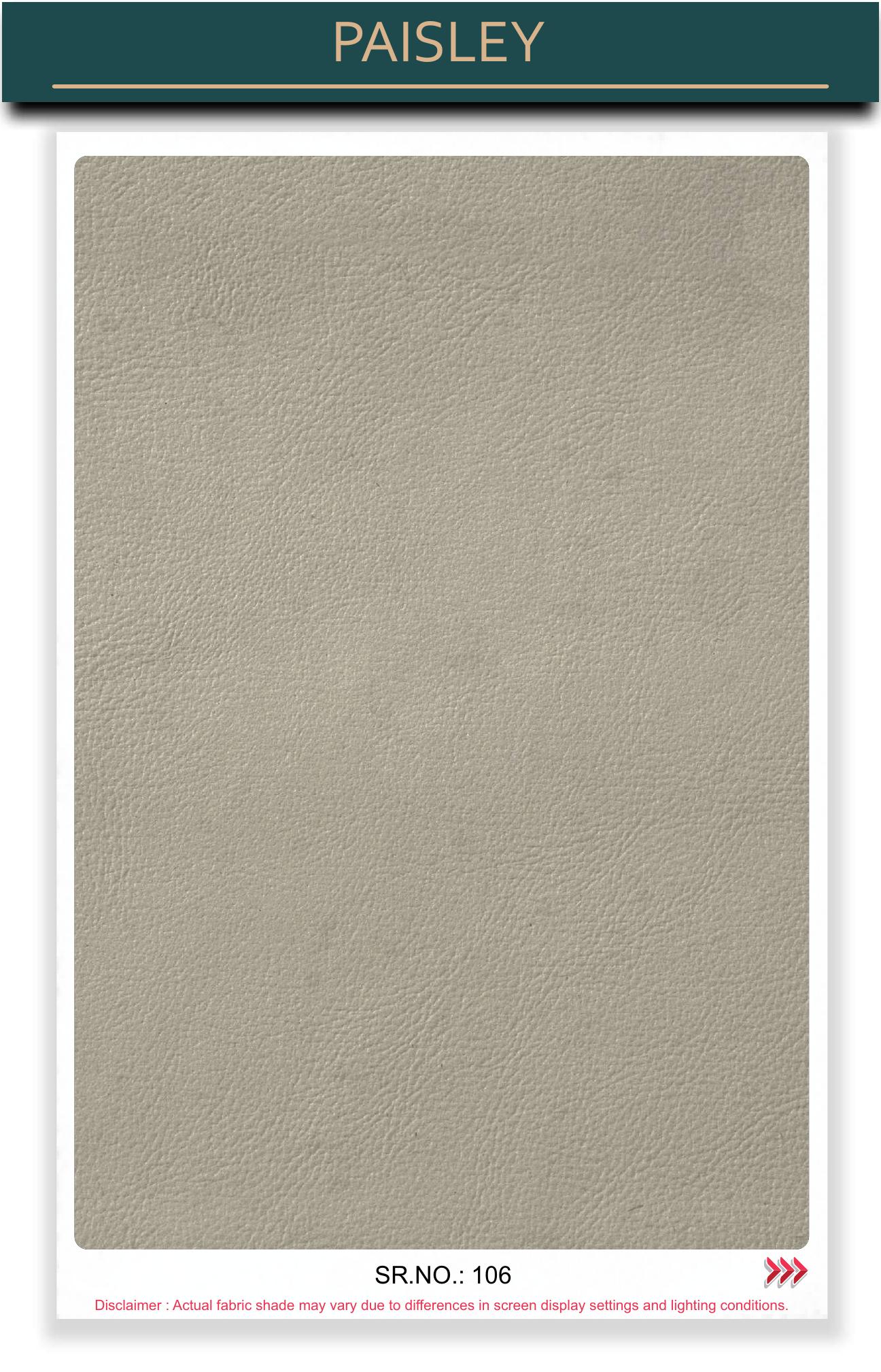 Paisley leather-touch fabric board, serial 106