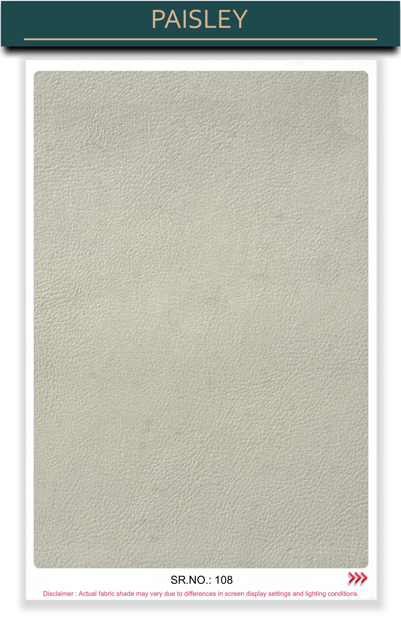 Paisley leather-touch fabric board, serial 108