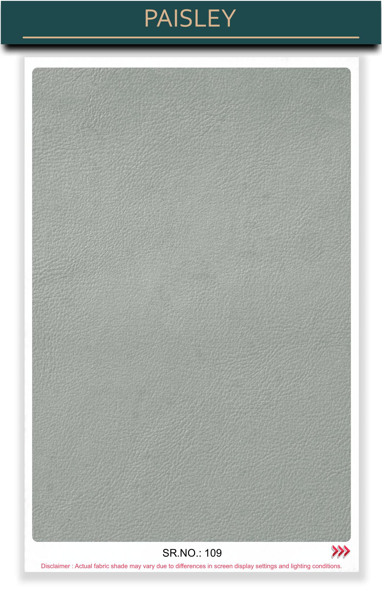 Paisley leather-touch fabric board, serial 109