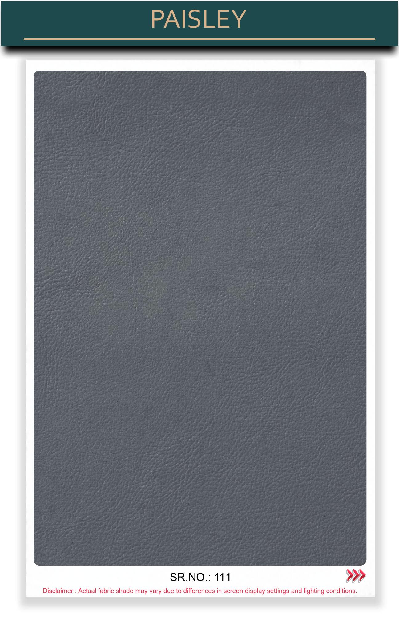 Paisley leather-touch fabric board, serial 111