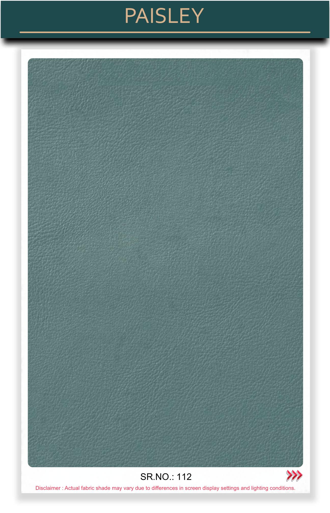 Paisley leather-touch fabric board, serial 112