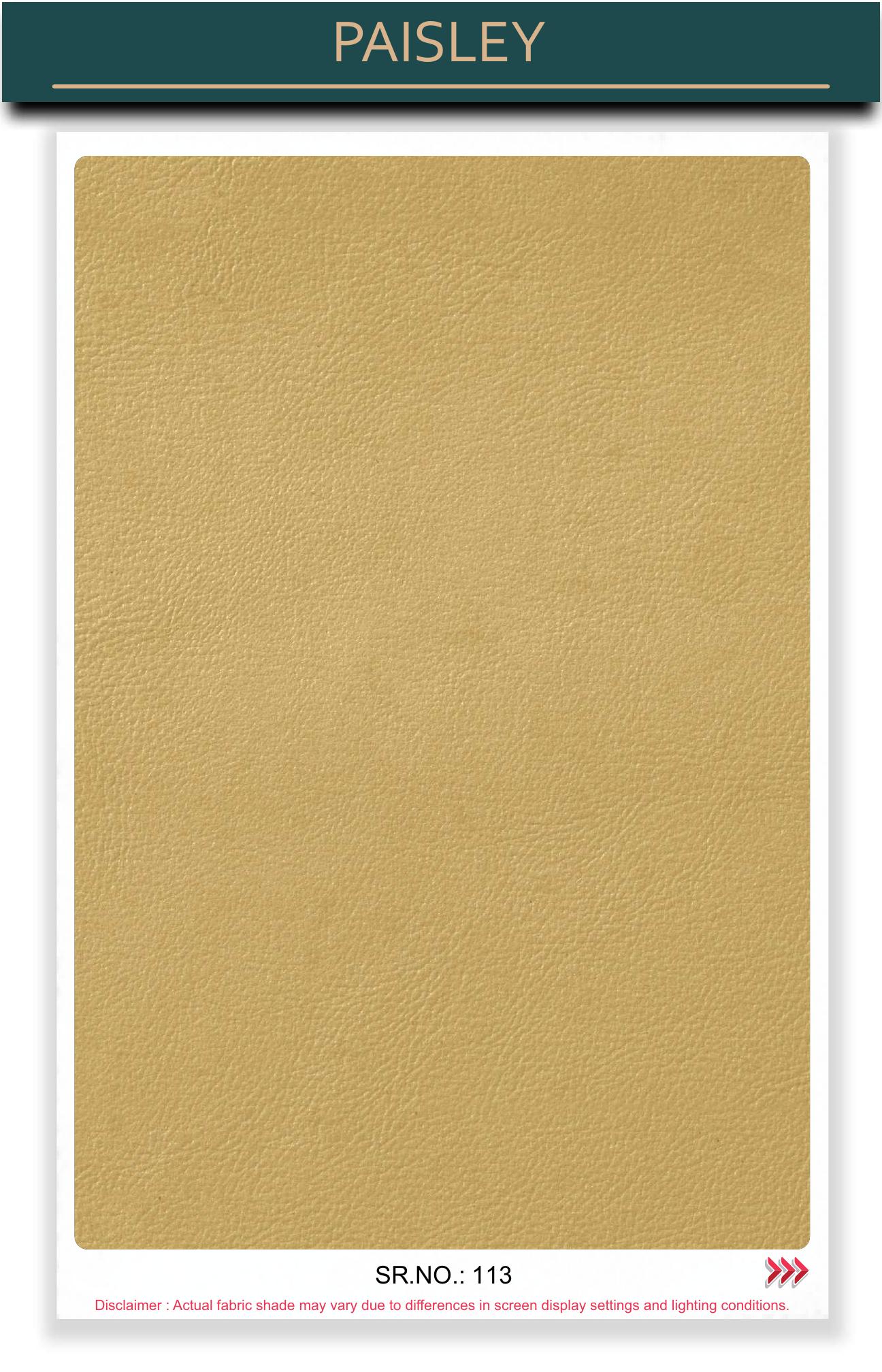 Paisley leather-touch fabric board, serial 113
