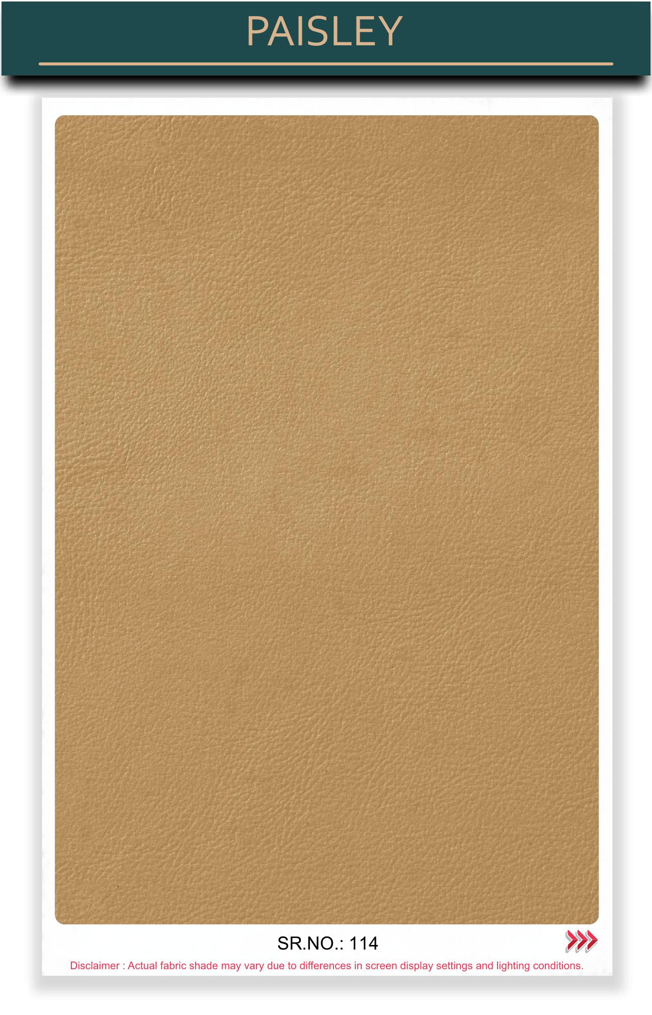Paisley leather-touch fabric board, serial 114