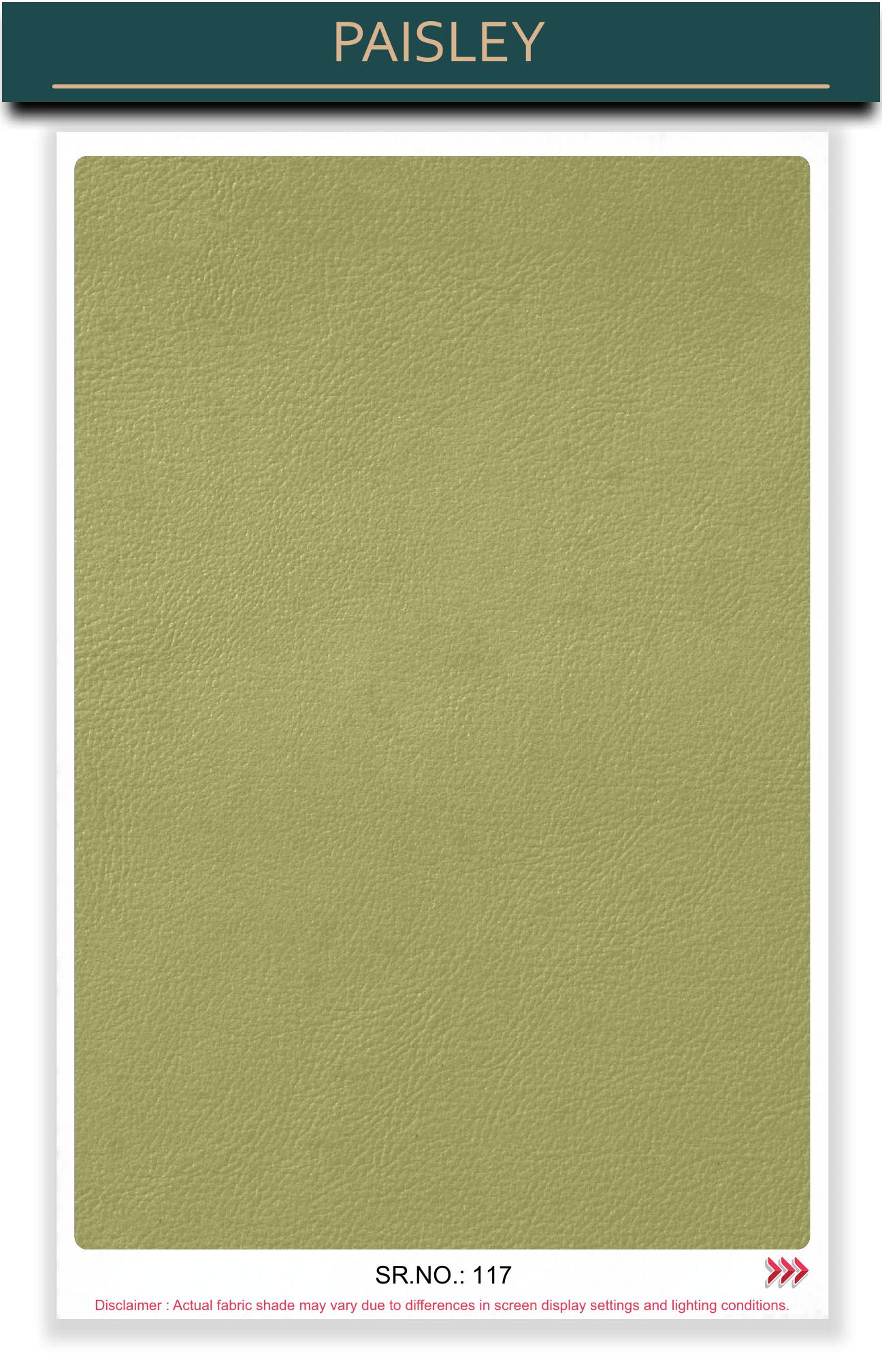 Paisley leather-touch fabric board, serial 117