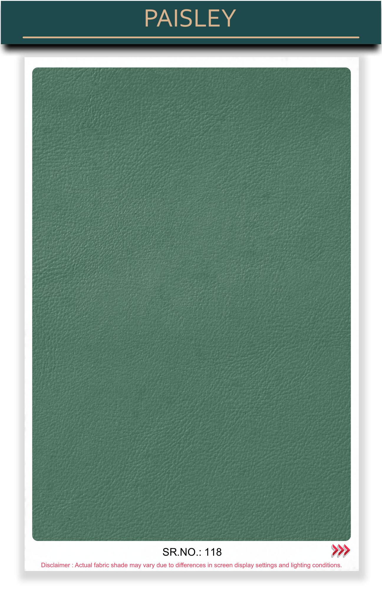 Paisley leather-touch fabric board, serial 118