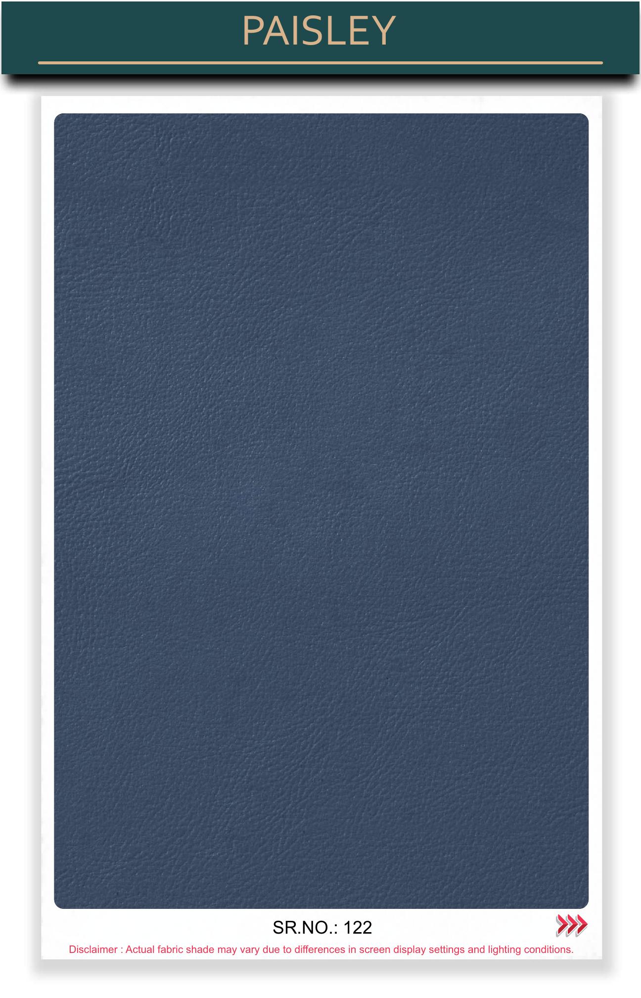 Paisley leather-touch fabric board, serial 122