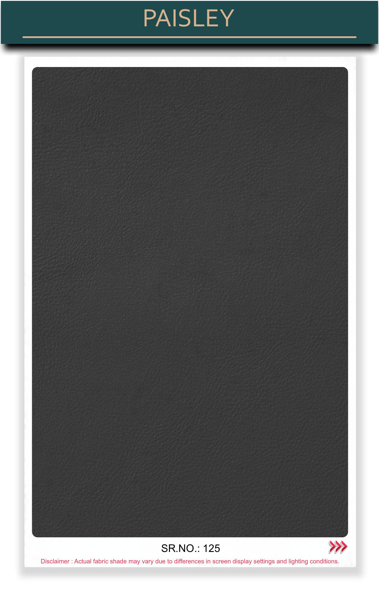 Paisley leather-touch fabric board, serial 125